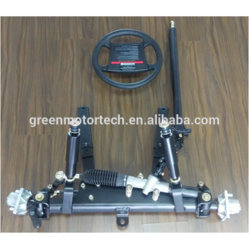 Car suspension system with steel